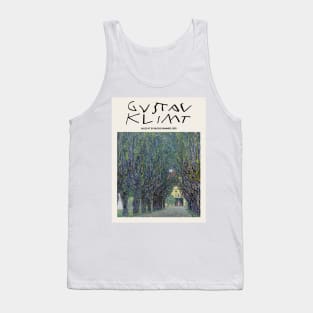 Gustav Klimt Allee At Schloss Kammer 1910 Exhibition Design Tank Top